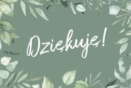 dziękuję
